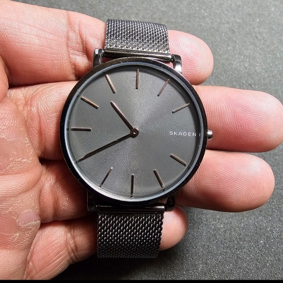 Skagen Hagen Unisex Quartz Watch Stainless Steel Mesh Straps SKW6445 Working - Picture 1 of 10
